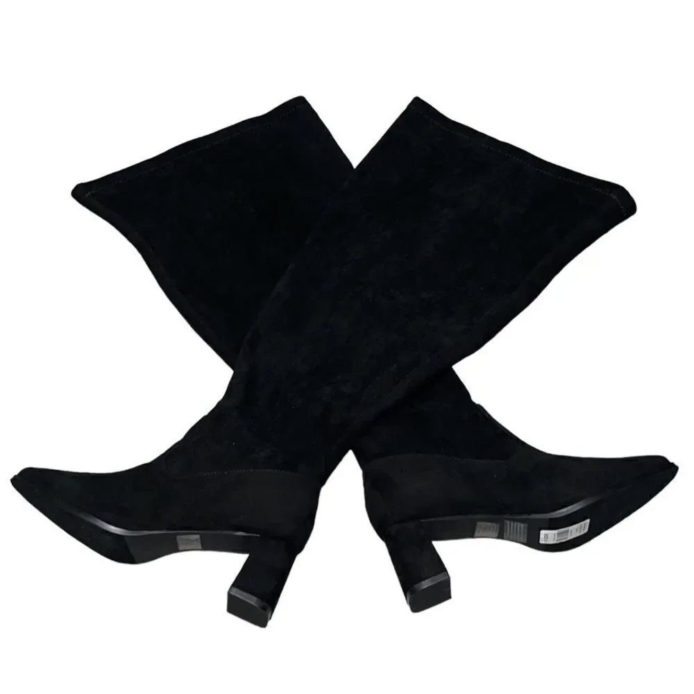 FTF Over-The-Knee Wide-Width/Wide-Calf Faux-Suede Boots